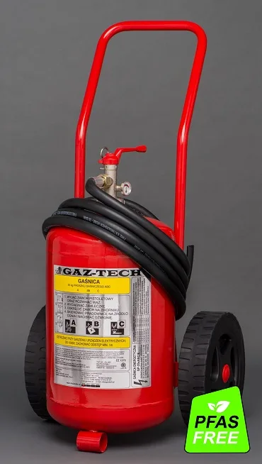 Hasící přístroj práškový 25 kg, pojízdný