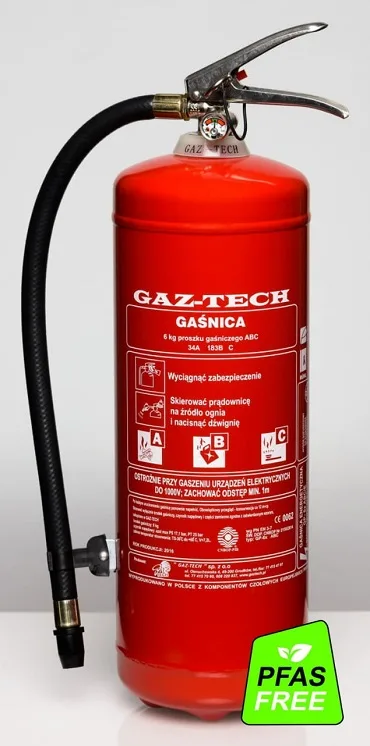 Hasící přístroj práškový 6 kg 400kV