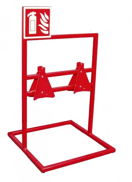 Stojan pro čtyři hasicí přístroje