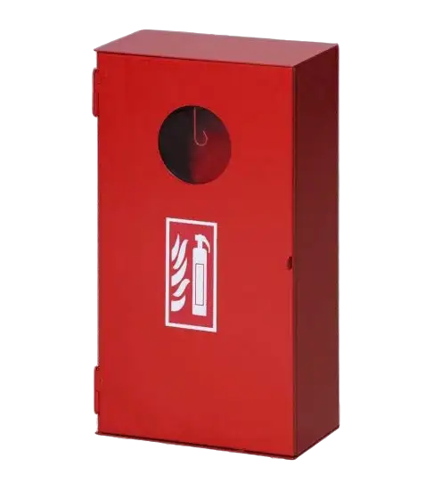 Plechové ochranné kryty pro hasící přístroje